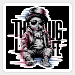 Urban Style Baby Thug Life Design Magnet